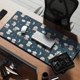 thumbnail image 2 of Long Mouse Pads for Desk,Dark Blue Star Fairy Pattern Desk Mats on Top Of Desks, Desk Mouse Pad Extra Large with 3mm Non-Slip Base and Stitched Edge for Gaming,Office,Work,Home 35.4"x15.7", 2 of 6