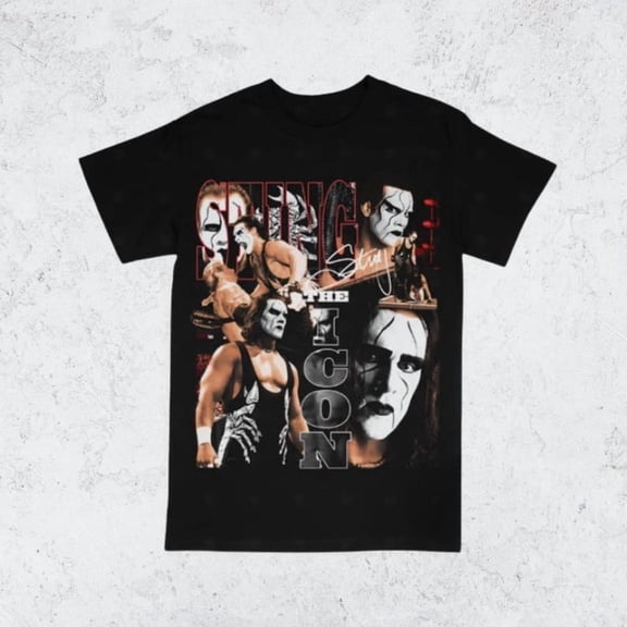 Vintage 90s STING Tee Shirt Homage Retro Classic Graphic Tee Bootleg Bestseller Unisex Sport Gift