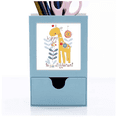 thumbnail image 1 of Cartoon Giraffe Yellow Aniamal Desk Supplies Organizer Pen Holder Card, 1 of 3