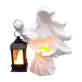 thumbnail image 1 of Estatua de fantasma para interior y exterior, fantasma espeluznante, inframundo, escultura de Halloween, decoración , accesorio par blanco BLESIY Estatua del fantasma de Halloween, 1 of 7