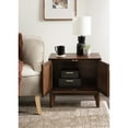 thumbnail image 2 of Kate and Laurel McCutcheon Modern Mango Wood Side Table with Storage Cabinet, 22 x 14 x 22, Walnut Brown, Transitional Wooden End Table for Use as Bedroom Nightstand or Entryway Decor Accent, 2 of 9