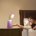 thumbnail image 7 of Night Lights Unique Wireless Flower Desk Lamp With Vase Flexible Gooseneck Rechargeable Led Lamp With Usb Charging Port 3 Color Modes And Stepless Dimming Flower Lights Room Lights Lamp, 7 of 7