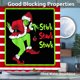 thumbnail image 5 of Juego de 4 cortinas de ducha navideñas con alfombras, tapa de inodoro y alfombrilla de baño, decoración de baño de invierno, juego de accesorios., 5 of 6