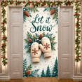 thumbnail image 5 of Festive Design Christmas Banner Joy Wreath to World for Holiday Celebration Indoor Outdoor, 5 of 9