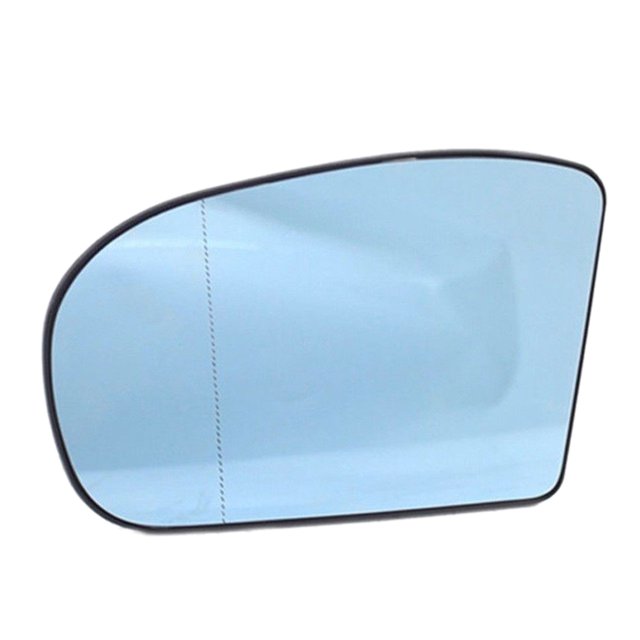 Blue Left Side Replacement for Mercedes Benz W203 W211 00-06 2038100121 Car-Styling Rearview Side Mirror Glass Lens
