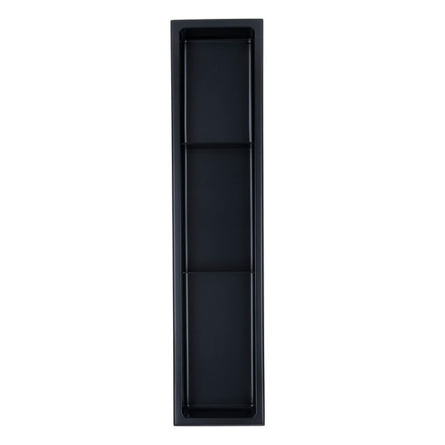 Niche de douche murale d'akuaplus® 12 po x 36 po, avec tablette.