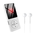 thumbnail image 2 of Reproductor MP3 16G Reproductor de música MP3 portátil Hi-Fi Recargable Adaptador de audio y video deportivo, Blanco Eigraketly  EL001265-01B, 2 of 2