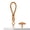 Brown, variant on 0.98ft Adjustable Braided Phone Wrist Strap, Anti-Drop Hand Lanyard with Rotating Metal Clasp & Phone Tether Tab, Wristlet Strap for Phone, Camera, Keys, AirPods,Blue