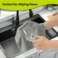 thumbnail image 5 of 12 Pack Cleaning Cloth,Ultra Soft Absorbent Quick Drying Microfiber Cleaning rags,No scratches,Reusable,Washable,Lint Free Cleaning Towels for Kitchen,Window,Glass,car,11.8"×11.8",(Multicolor), 5 of 9