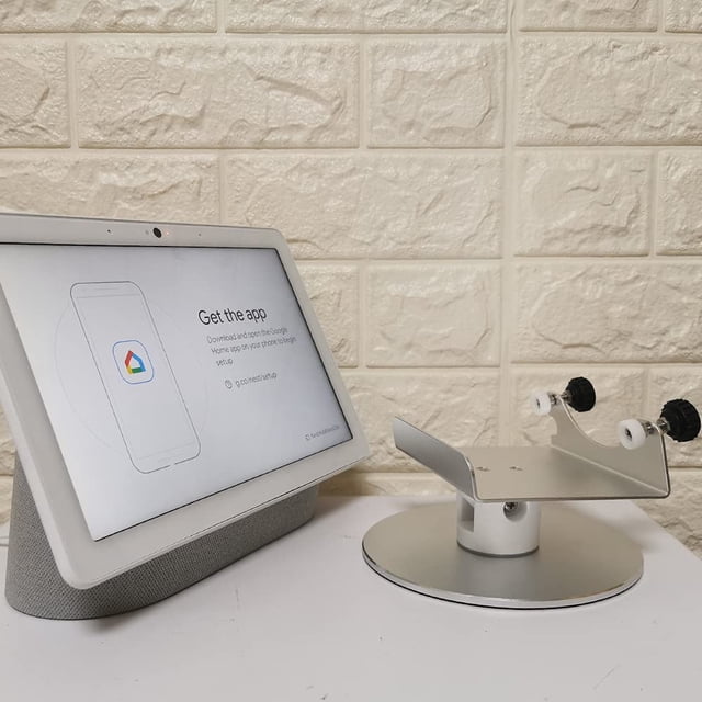 Soporte ATOPCAENRT para Nest Hub Max con inclinación de 360°