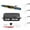 White, variant on AREALER Car Parking Sensor Rear Reversing Radars System with 4 Parking Sensors Distance Detection LED Light Distance Display Warning Buzzer