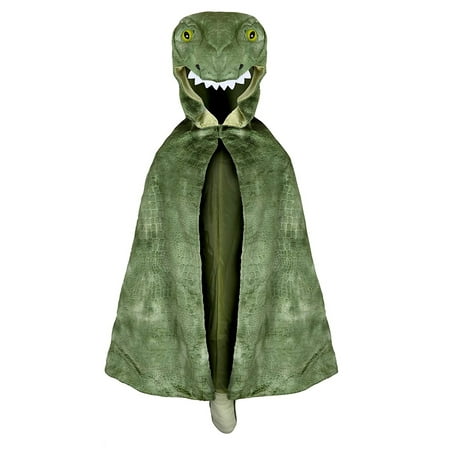 

EYIIYE Halloween Kids Dinosaur/Dragon Role Play Dress Up Hooded Cloak Cape Accessory