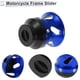 thumbnail image 5 of Protector de guardabarros de aleación de aluminio de 14mm para slider de marco de motocicleta, protección contra caídas, 46mm, 46mm, azul, negro, 2 Pcs, 5 of 7