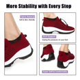 thumbnail image 2 of Orthopedic Sneakers Breathable Women Walking Shoes Slip on Trainers Women's Comfortable Casual Ladies Athletic Shoe Thick Bottom, 2 of 7