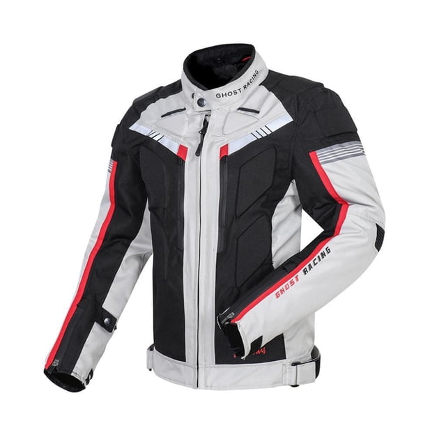 Wosthever 600D Oxford All-Weather Moto Bike Over Jacket Impermeable NUEVO XXXL Suministros térmicos Gris METRO