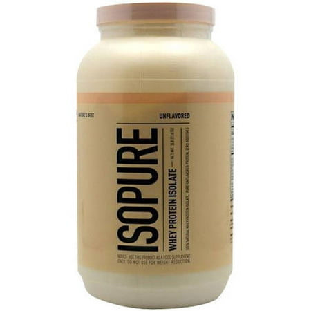 Nature's Best Isopure Natural Unflavored, 3 LB (Best Veg Protein Diet)