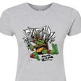 thumbnail image 3 of Teenage Mutant Ninja Turtles: Mutant Mayhem - Raphael Going In Loud - Juniors Fitted Graphic T-Shirt, 3 of 5