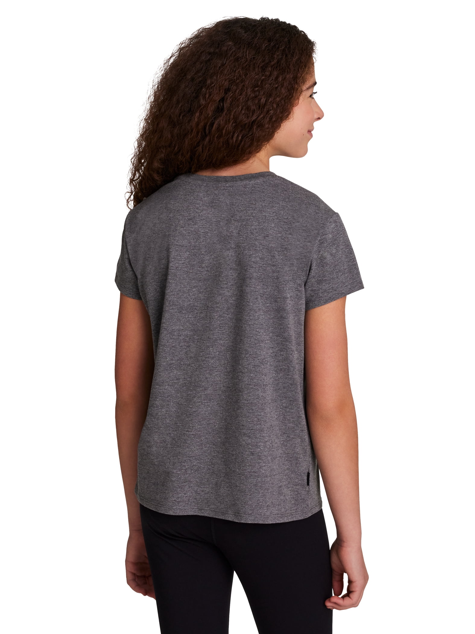 Reebok Girl’s Printed Short Sleeve Graphic T-Shirt, Sizes 4-18