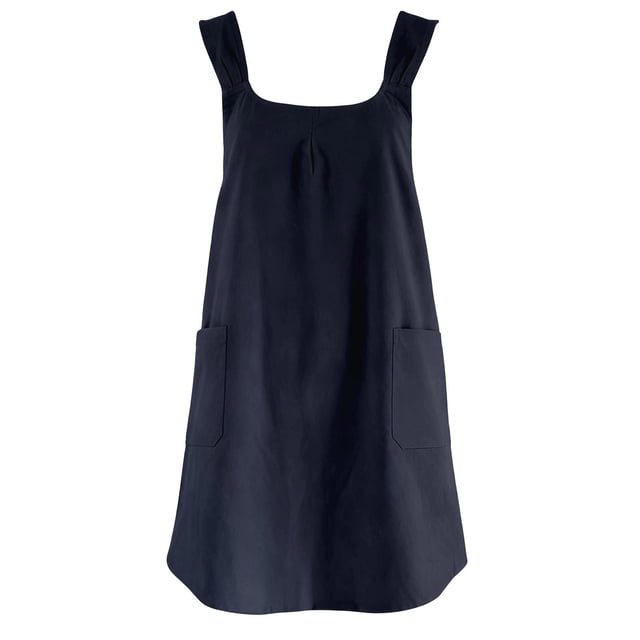 Adjustable Bib Apron with Long Coverage for Maximum Kitchen and All Day Comfortable Wear