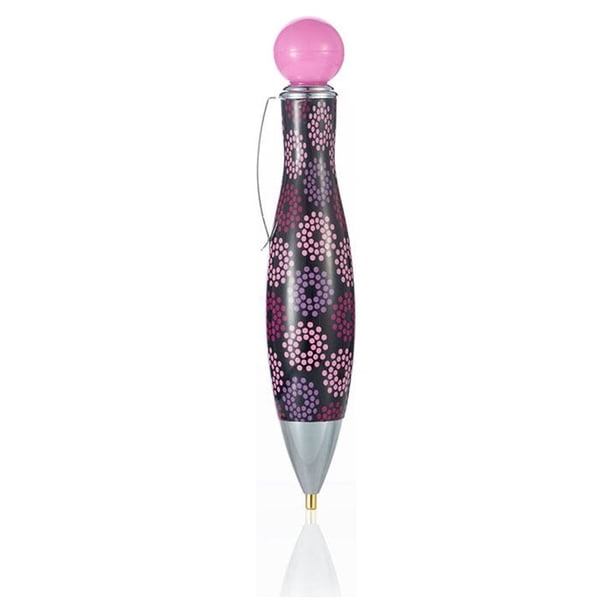 Bolígrafo Advancent con gemas de cristal herramienta de perforación multifuncional Kit de punto de cruz color rosa rojo