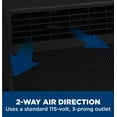 thumbnail image 6 of GE 6,000 BTU Window Air Conditioner for Rooms up to 250 Sq. Ft., Black, 6 of 8