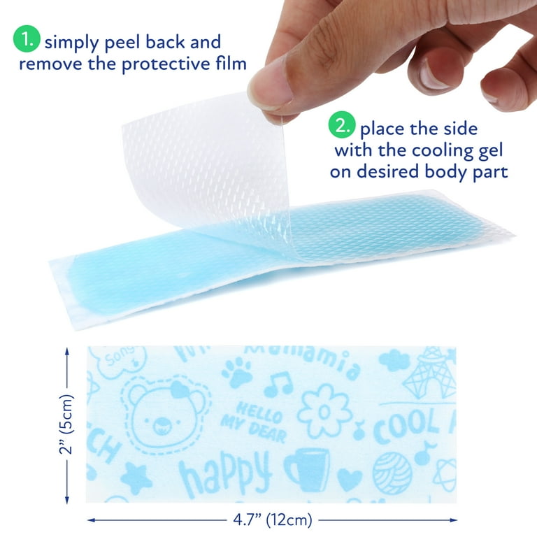  Soothing Gel Pads, Instant Cooling Relief for Sore