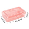 thumbnail image 6 of Double Layer Pencil Box, Large Capacity Plastic Hard Crayon Box, Durable Plastic Clear Marker Organizer with Snap Lid, Stackable Storage Boxes (Pink, 8''X5''X2''), 6 of 7
