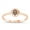 Rose Gold-Tone, variant on Sterling Silver Engraved Bee Ring Size 4