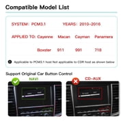 Wireless Carplay Android Auto for Porsche Cayenne/Macan/Cayman/911/991/718 2010-2016