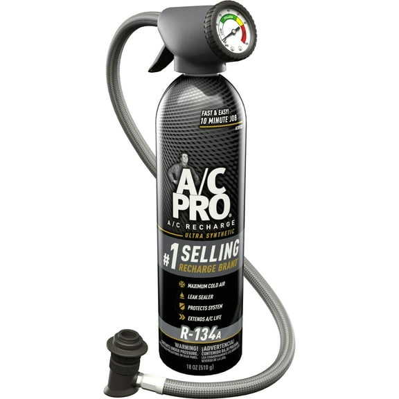 A/C Pro ACP-100 Ultra Synthetic R-134a Car Refrigerant Kit - 18 OZ (CA Compliant)