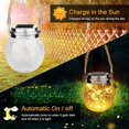 thumbnail image 2 of Linterna solar, Zorara Luz de jardín al aire libre con energía solar 3m 30leds Ip65 a prueba de agua, Lámpara de linterna solar colgante al aire libre para jardín Patio Patio exterior. Afortunado Sencillez, 2 of 3
