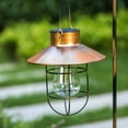 thumbnail image 2 of 2 Pack Hanging Solar Lights with Shepherd Hook Metal Waterproof, 2 of 3