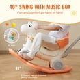 thumbnail image 4 of Rocking Horse VEVOR 4 en 1 para niños pequeños de 1 a 3 años con sonido, 4 of 9