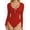 Red, variant on MOYIKO Button Down Henley Shirts for Women Scoop Neck Long Sleeve Bodysuit,Size S-XXL