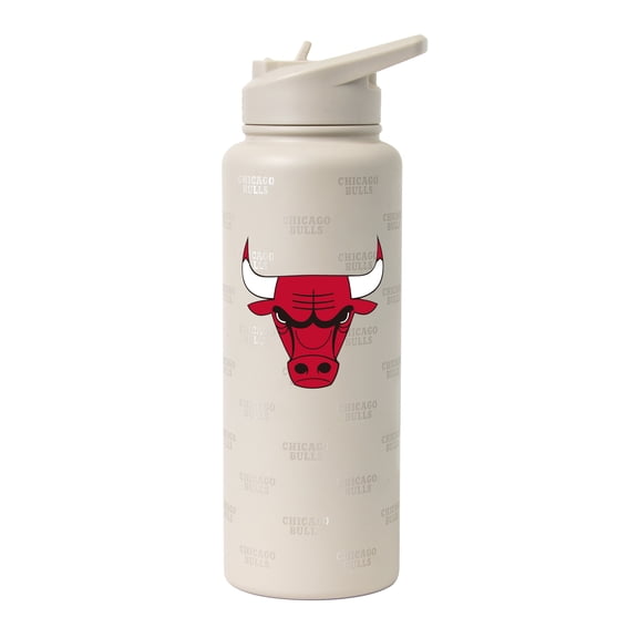 Logo Brands Chicago Bulls 34oz. Sand Ghost Quencher Bottle
