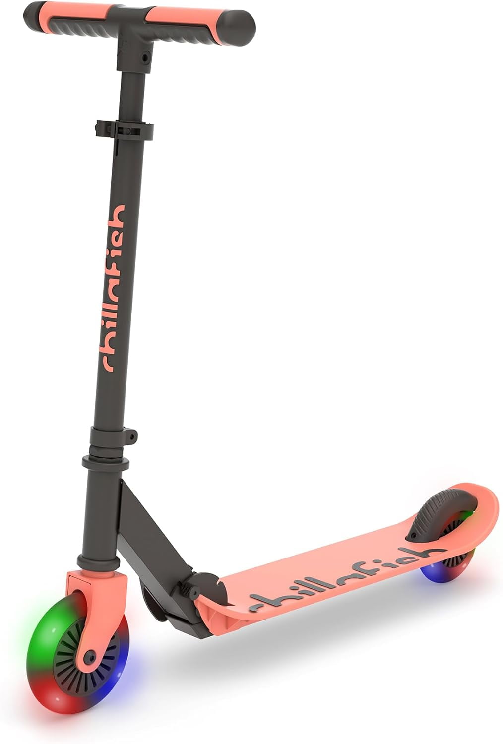 Chillafish Flexxi GLOW Monopattino Pieghevole Per Bambini – Ruote LED Che Si Illuminano, Colore Menta, Da 5 Anni, Carico Max 50 Kg - 6