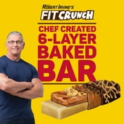 FITCRUNCH High Protein Baked Bar, Chocolate Peanut Butter, 16g Protein, 1.62 oz, 4 Count