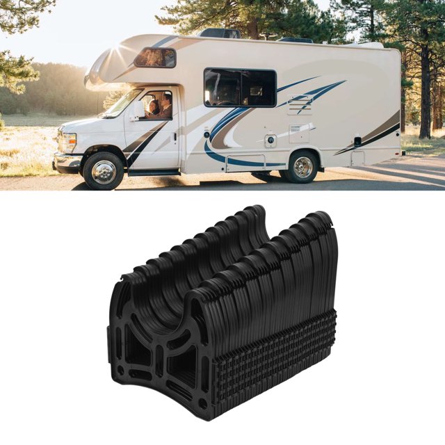 RV Sewer Hose Holder and Collapsed Small Storage Sewer Hose Holder Kit for Proper Drainage