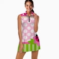 thumbnail image 2 of Pink Polka Dot Ladybug Pattern Sports Dresses Women Tennis Dress Outdoor Badminton Golf Quick-Drying And Breathable Sports Dress, 2 of 4