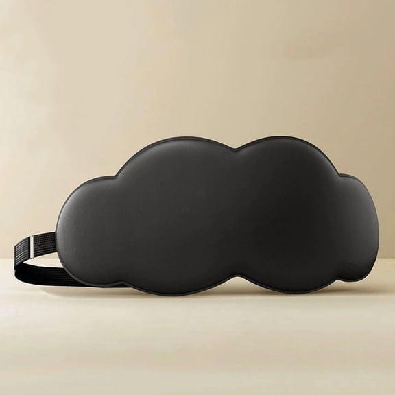 Cloud Memory Foam Sleep Mask - Contoured 3D Light Blocking Eye Shade, Zero Pressure on Eyelashes, Adjustable Strap for Side Sleepers, Travel & Nap Essential