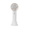 thumbnail image 2 of Ventilador de refrigeración Personal, ventilador de mano recargable por USB con Base, ventilador de escritorio pequeño Personal de 3 velocidades para maquillaje de mujer en interiores,, 2 of 8