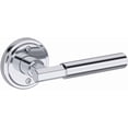 thumbnail image 2 of Baldwin FDRIDSRR150 Riddling Non-Turning Two-Sided Dummy Door Lever Set - Nickel, 2 of 7