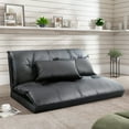 thumbnail image 5 of 3 in 1 Adjustable Folding Lazy Sofa with Two Pillows Beige, 5 of 5