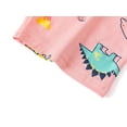 thumbnail image 6 of Beezizac Summer Snug-Fitting Pajamas for Unisex Boys & Girls – Pink & Dino PJs Ultra Soft Set Toddlers/Little Kids Jammies Size 6, 6 of 7