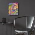 thumbnail image 5 of Epic Art 'Hanging Around Psychedelic Sloth' by Rebecca Wang Art, Acrylic Glass Wall Art, 12"x16", 5 of 8