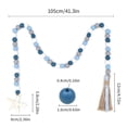thumbnail image 5 of Sea Style Wooden Bead Garland with Tassel and Wooden Home Sign Rustic Farmhouse Tiered Tray Decorations, 5 of 6