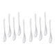 thumbnail image 1 of 10 Piezas Cucharas de Huevo de Porcelana Blanca Cucharas de Cerámica Cuchara de Café Cuchara de Postre Cuchara de Moca Cuchara de Servir de Salsa, 1 of 8
