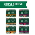 thumbnail image 3 of Starbucks K-Cup Coffee Pods—Medium & Dark Roast Variety Pack For Keurig Brewers—100% Arabica—6 Boxes (60 Pods Total), 3 of 3