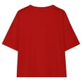 thumbnail image 6 of Girls Short Sleeve T Shirts Kids Summer Oversized Tops Casual Crewneck Basic Tees 5-15 Years, 6 of 6