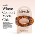 thumbnail image 2 of Kitsch Large Flat Claw Clips for Women - Stylish Flat Hair Clips, Strong Hold for Thick & Fine Hair | Non-Slip for Secure, Comfortable All-Day Wear | Ideal Gifts for Women - Tortoise Design, 2 of 4